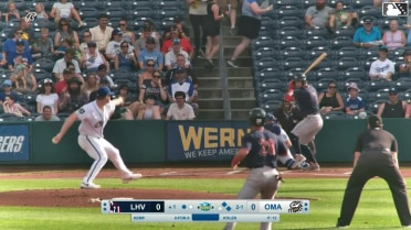 Otto Kemp grounds into a double play, shortstop Andrew Velazquez to second baseman Peyton Wilson to first baseman Brett Squires. Felix Reyes out at 2nd. Otto Kemp out at 1st.
