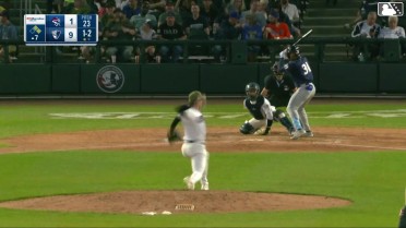 Jose Ramos doubles (2) on a sharp fly ball to right fielder Jackson Castillo. Diego Mosquera scores. Chris Suero to 3rd.