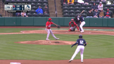 Kody Huff singles on a line drive to center fielder Noelvi Marte. George Valera scores. Angel Genao to 3rd.