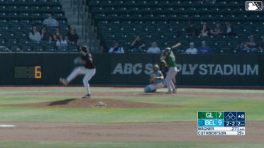 Logan Wagner homers (4) on a fly ball to left center field.