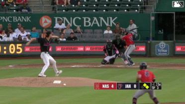 Ramón Rodríguez singles on a line drive to right fielder Jacob Berry, deflected by first baseman Deyvison De Los Santos. Jeferson Quero scores. Luis Matos to 3rd.