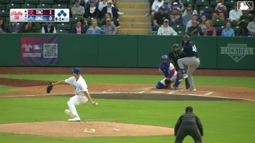 Brian O'Keefe doubles (4) on a line drive to right fielder Zach Ehrhard. Victor Labrada scores. Brock Rodden scores.