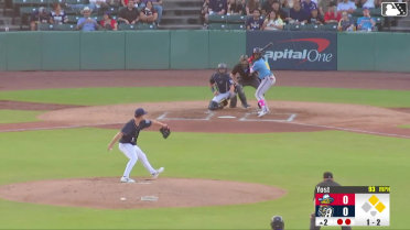 Eric Yost In play, run(s) to Jesus Valdez