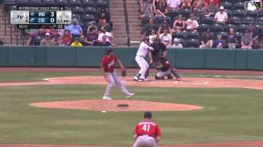 Dom Nuñez strikes out swinging.