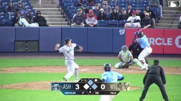 Angel Feliz grounds into a double play, shortstop Max Holy to second baseman Kyle Walker to first baseman Drew Brutcher. Ronny Cruz out at 2nd. Angel Feliz out at 1st.