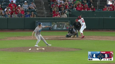 Miguel Ugueto triples (1) on a sharp line drive to center fielder Joseph Sullivan.