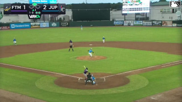 Eduardo Beltre homers (1) on a line drive to center field. Jorel Ortega scores.