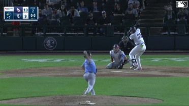 Abrahan Gutierrez singles on a ground ball to center fielder Victor Arias. Jackson Castillo scores.