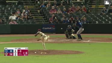 Chase Call homers (4) on a fly ball to left center field.