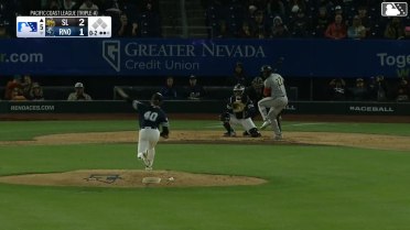 Jose Siri homers (2) on a fly ball to right field.