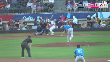 Alberto Barriga grounds out, second baseman Casey Yamauchi to first baseman Brennan Milone. Jansel Luis scores. Anderdson Rojas to 3rd.
