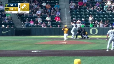 Carlos Jimenez three run home run.