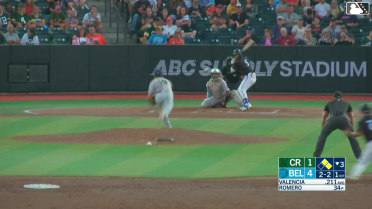 Esmil Valencia doubles (11) on a sharp line drive to left fielder Byron Chourio. Victor Ortega scores. Emilio Barreras to 3rd.