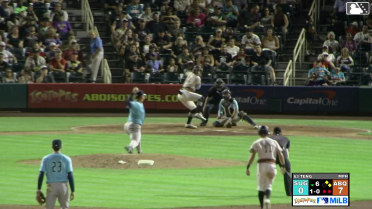 Zac Veen homers (24) on a line drive to center field. Drew Avans scores. Adael Amador scores.