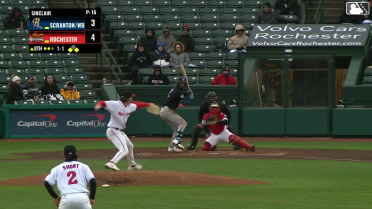 Braden Shewmake singles on a sharp line drive to center fielder Dylan Crews. Duke Ellis scores. Paul DeJong to 3rd.