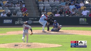 Matt Wallner homers (15) on a fly ball to right center field.