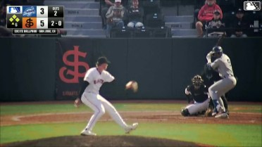 Garrett Langrell In play, run(s) to Joendry Vargas