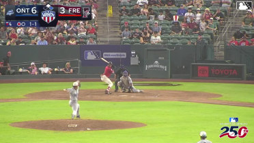 Cameron Nelson homers (4) on a fly ball to center field. Yeiker Reyes scores.