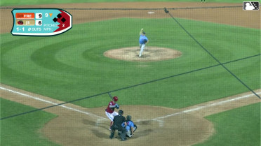 Mark Kolozsvary homers (2) on a fly ball to left field.