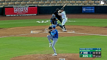 Hayden Frank In play, run(s) to Yamvier Carrero