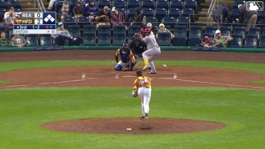 Cade Denton In play, run(s) to Aroon Escobar