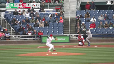Cole Messina strikes out swinging and Roc Riggio caught stealing 2nd, catcher Nate Baez to second baseman Tyler McDonough to catcher Nate Baez.
