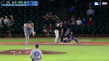 Patrick Copen fans seven batters