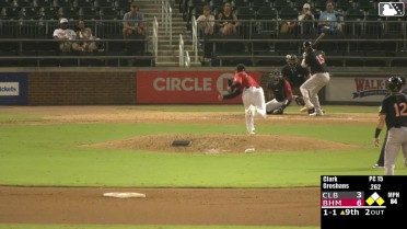 Jordan Groshans homers (21) on a fly ball to left field. John Gil scores. Eric Hartman scores.