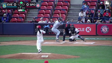 Matthew Ellis grounds into a force out, first baseman Tanner Thach to shortstop Wilder Dalis. Luke Stevenson scores. Luis Suisbel out at 2nd. Matthew Ellis to 1st.
