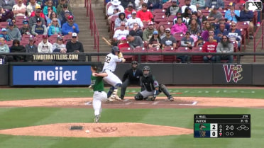Tayden Hall homers (5) on a fly ball to right center field.