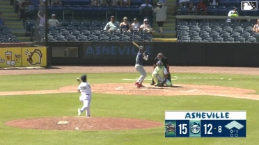 Gleider Figuereo homers (5) on a fly ball to right field.