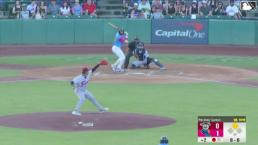 Albert Fabian homers (4) on a fly ball to right field. Francisco Acuna scores.