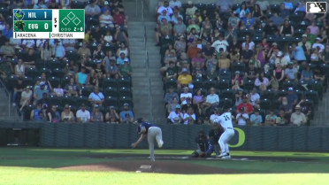 Jakob Christian homers (9) on a fly ball to center field.