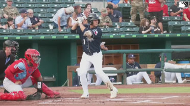 Ryan Jackson singles on a sharp line drive to center fielder Tai Peete. Braedon Karpathios scores.