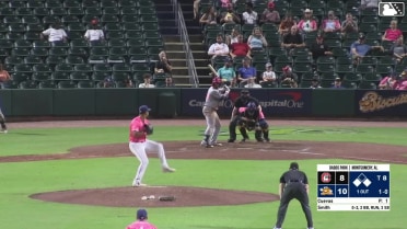 Marcus Smith singles on a ground ball to right fielder Connor Hujsak. Kien Vu scores. Carlos Sanchez to 2nd.
