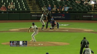 Dalton Pence In play, no out to Zach Cole