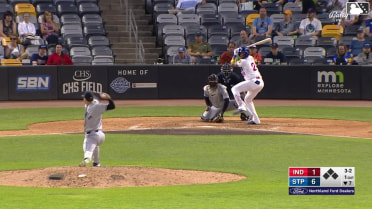 Royce Lewis homers (9) on a fly ball to left center field.