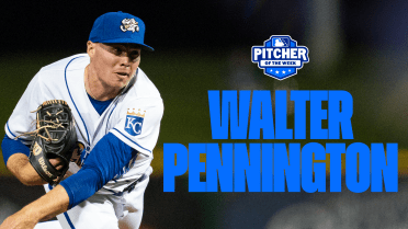 Walter Pennington Named International League Pitcher of the Week