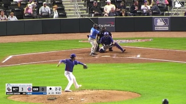 Gustavo Campero homers (2) on a fly ball to right field. Wade Meckler scores.