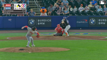 Zack Short doubles (10) on a line drive to right fielder Leandro Pineda. Jose Ramos scores.