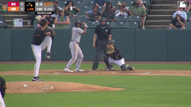 Bo Davidson homers (14) on a fly ball to center field. Diego Velasquez scores.
