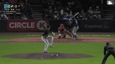 Yassel Soler reaches on a fielding error by third baseman Dub Gleed. Modeifi Marte scores. Trent Youngblood scores.