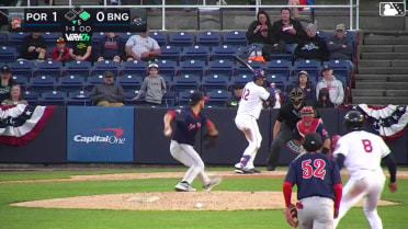 Jorge Polanco homers (1) on a fly ball to right field. Jaylen Palmer scores. Wyatt Young scores.