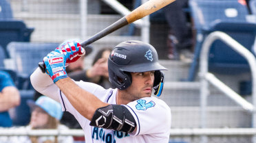 Brandon Eike drives in two with a double to center.