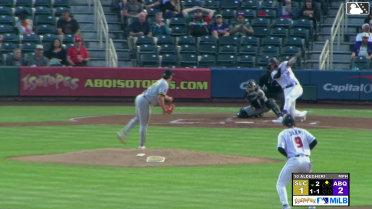 Sam Aldegheri In play, run(s) to Chad Stevens