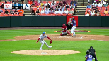 Wehiwa Aloy singles on a ground ball to center fielder Carter Mathison. Alfredo Velásquez scores. Victor Figueroa to 2nd.