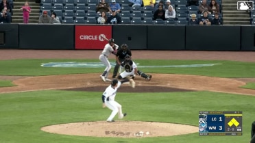 Jaison Chourio singles on a line drive to center fielder Andrew Sojka. Luke Hill scores. Esteban González scores. Garrett Howe to 2nd.