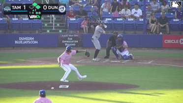 Dax Kilby triples (1) on a sharp line drive to center fielder Jake Cook. Tyce Armstrong scores. Luis Escudero scores.