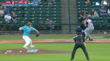 Caleb Cali doubles (7) on a sharp line drive to left fielder Rudy Martin Jr. Blake Rambusch scores. Charlie Pagliarini to 3rd.