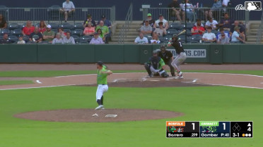 José Barrero homers (12) on a line drive to left center field.